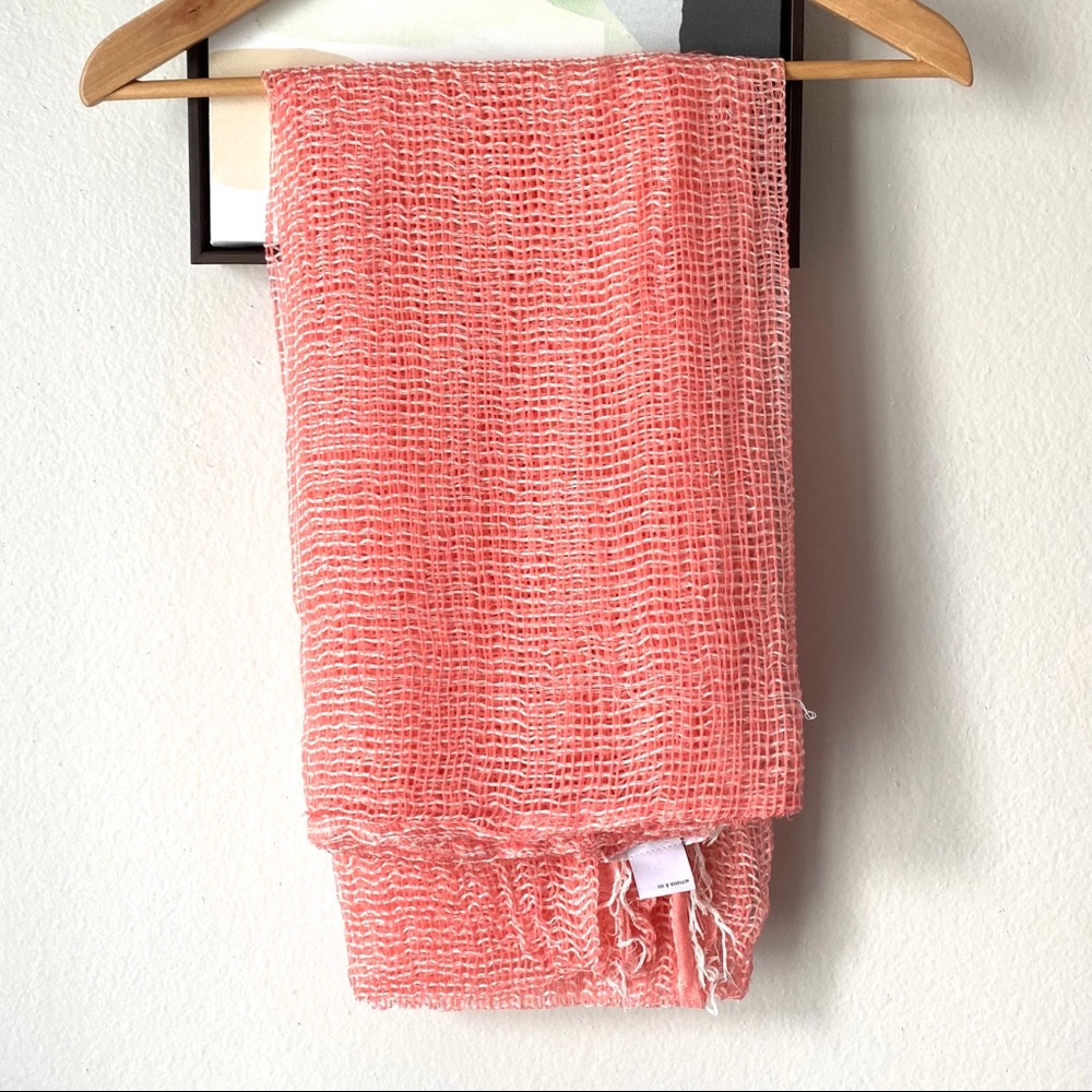 UO Cooperative Coral Infinity Scarf